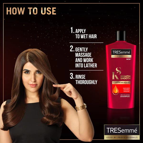 Tresemme Shampoo Keratin Smooth & Straight